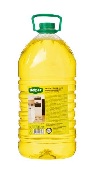 Універсальний засіб для миття поверхонь з ароматом лимону Helper Prof каністра 5 л (концентрат) 190700186 фото