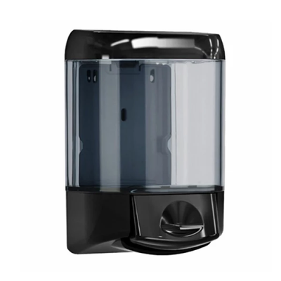 Дозатор жидкого мыла 1л Prestige черный пластик и прозрачный ABS Mar Plast A61503 фото